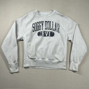 Champion‎ Soggy Dollar BVI Sweatshirt Mens M Reverse Weave Virgin Islands Bar